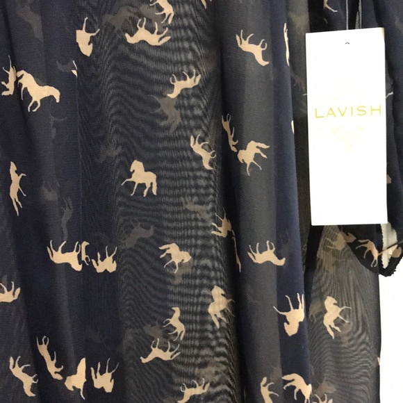 3/$25 ——— 
New Maternity Horse Blouse - Picture 3 of 3